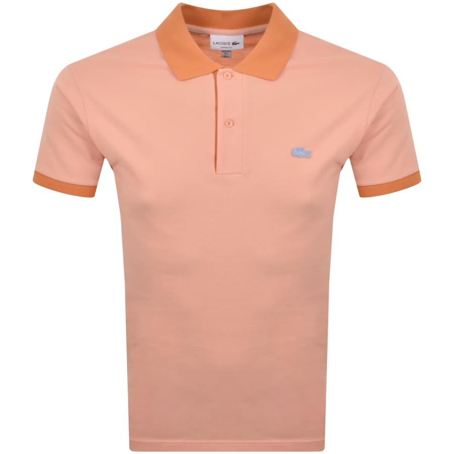 Image number 1 for Lacoste Paris Regular Fit Polo T Shirt Blue
