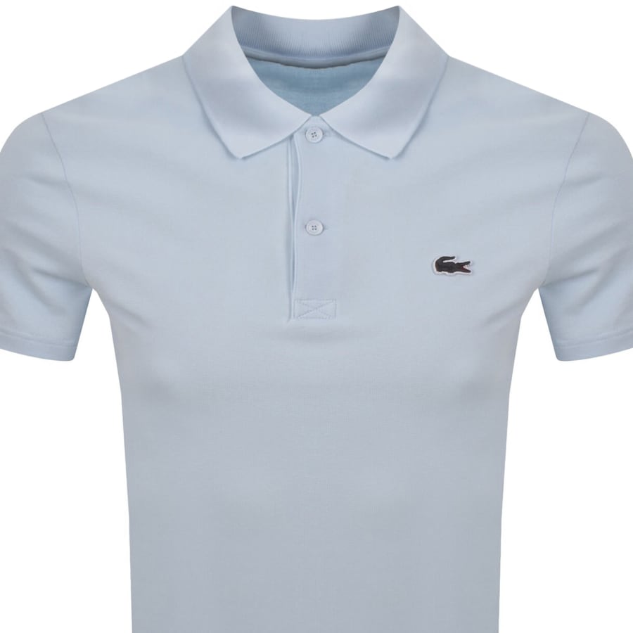 Image number 2 for Lacoste Regular Fit Polo T Shirt Light Blue