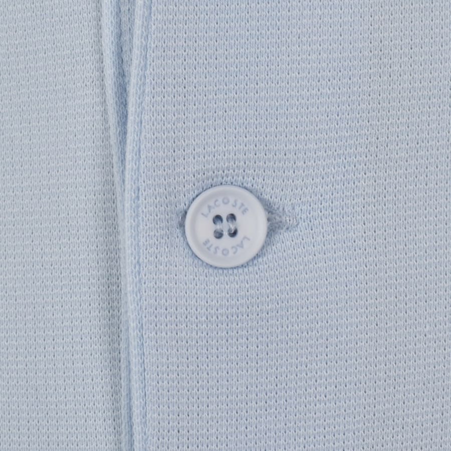 Image number 4 for Lacoste Regular Fit Polo T Shirt Light Blue