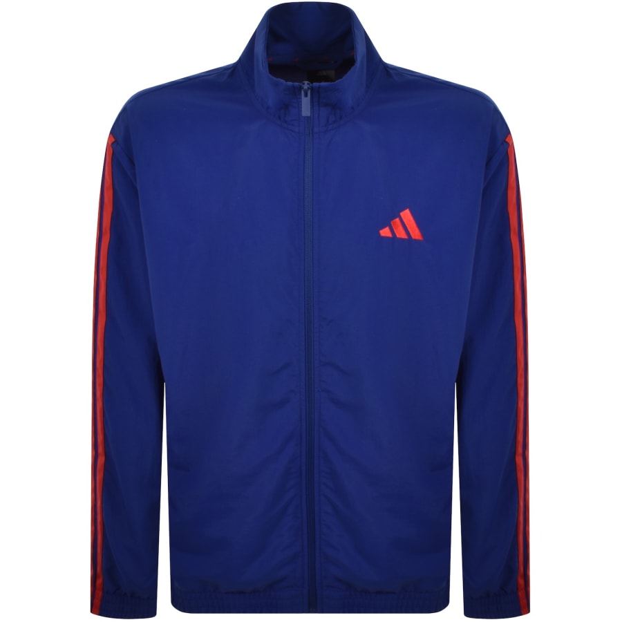 Image number 1 for adidas Sportswear 3 Stripe Track Top Blue