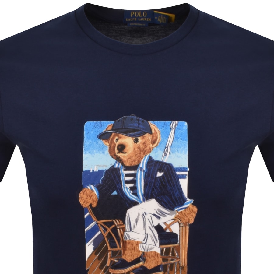 Image number 2 for Ralph Lauren Short Sleeve T Shirt Newport Navy