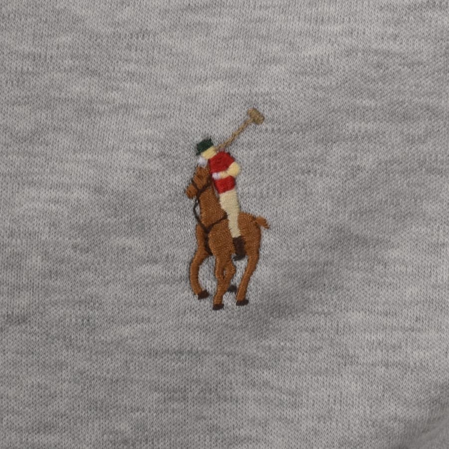Image number 3 for Ralph Lauren Custom Slim Fit Polo T Shirt Grey