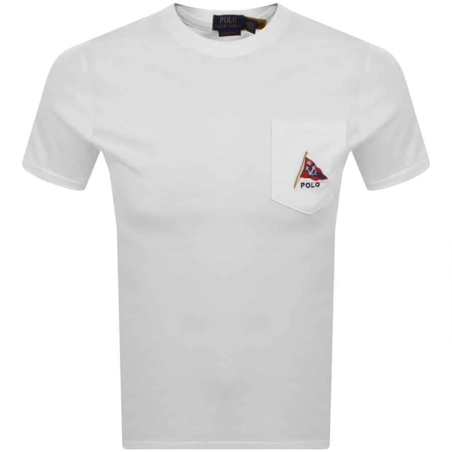 Image number 2 for Ralph Lauren Custom Slim Fit Polo T Shirt White
