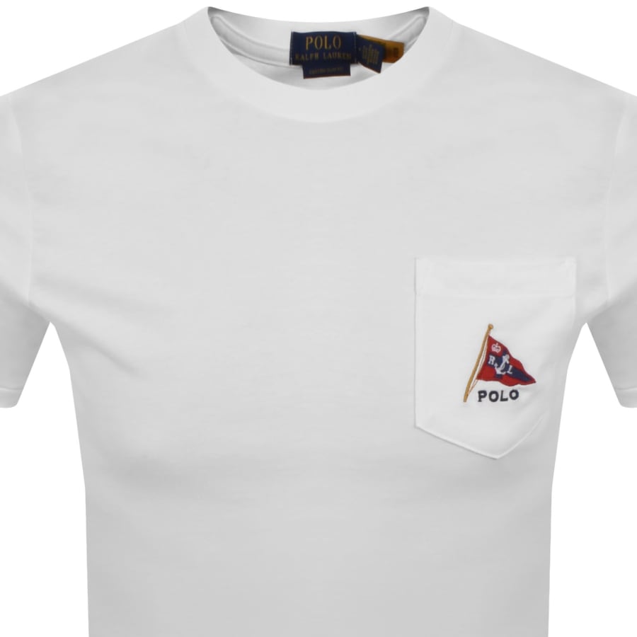 Image number 3 for Ralph Lauren Custom Slim Fit Polo T Shirt White