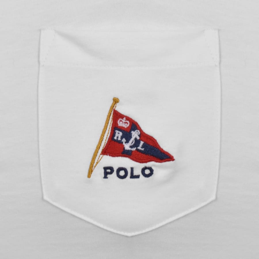 Image number 4 for Ralph Lauren Custom Slim Fit Polo T Shirt White
