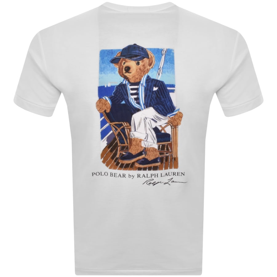 Image number 5 for Ralph Lauren Custom Slim Fit Polo T Shirt White