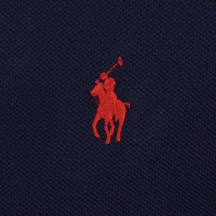 Image number 3 for Ralph Lauren Twin Tipped Polo T Shirt Navy