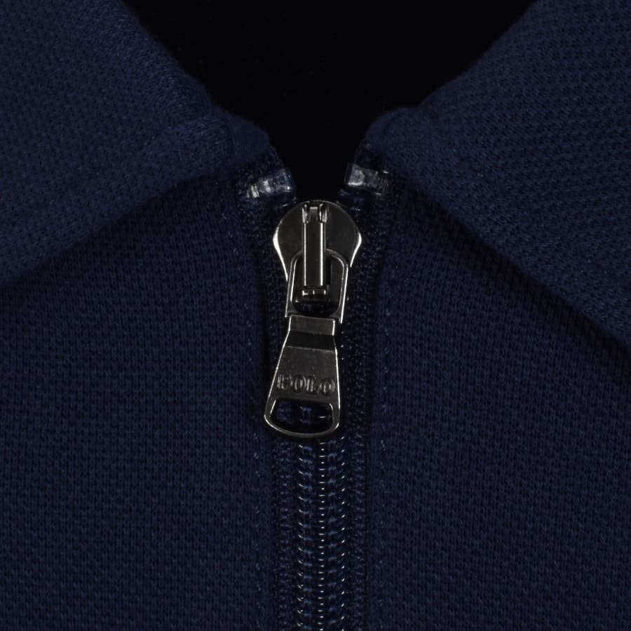 Image number 4 for Ralph Lauren Quarter Zip Sweatshirt Navy