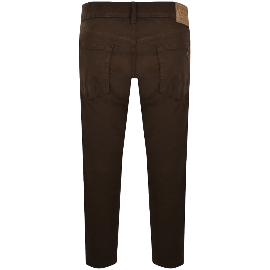 Image number 3 for Ralph Lauren Sullivan Slim Fit Jeans Brown