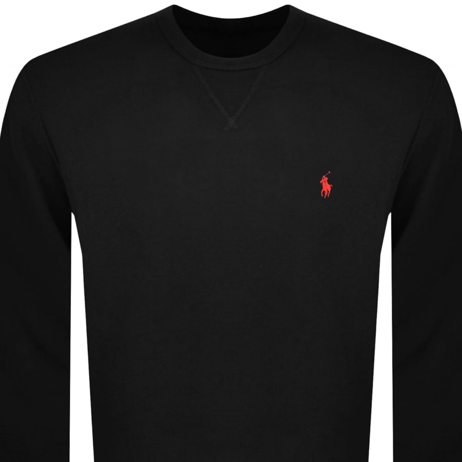 Image number 2 for Ralph Lauren Crew Neck Sweatshirt Black