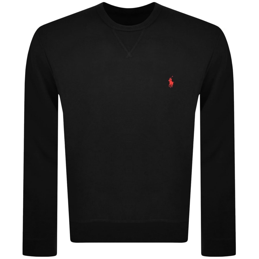 Image number 1 for Ralph Lauren Crew Neck Sweatshirt Black