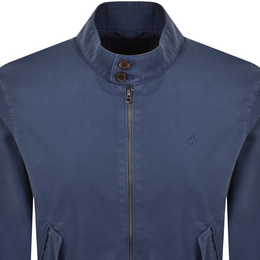 Image number 2 for Ralph Lauren Windbreaker Jacket Blue