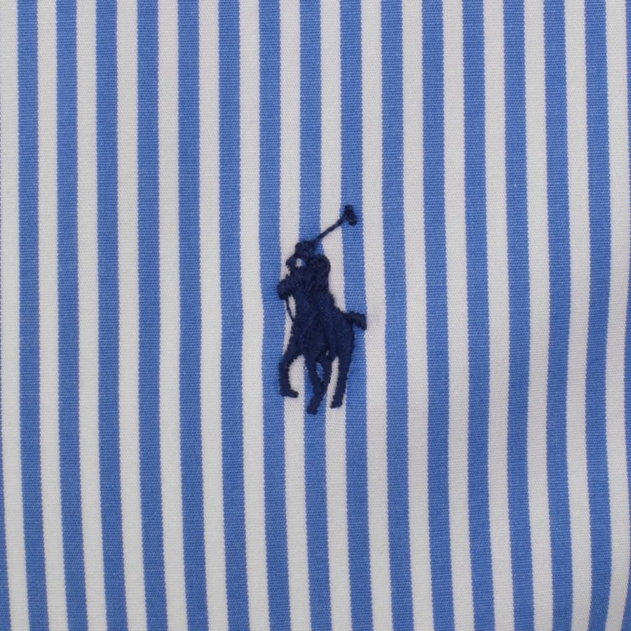 Image number 3 for Ralph Lauren Long Sleeve Check Shirt Blue