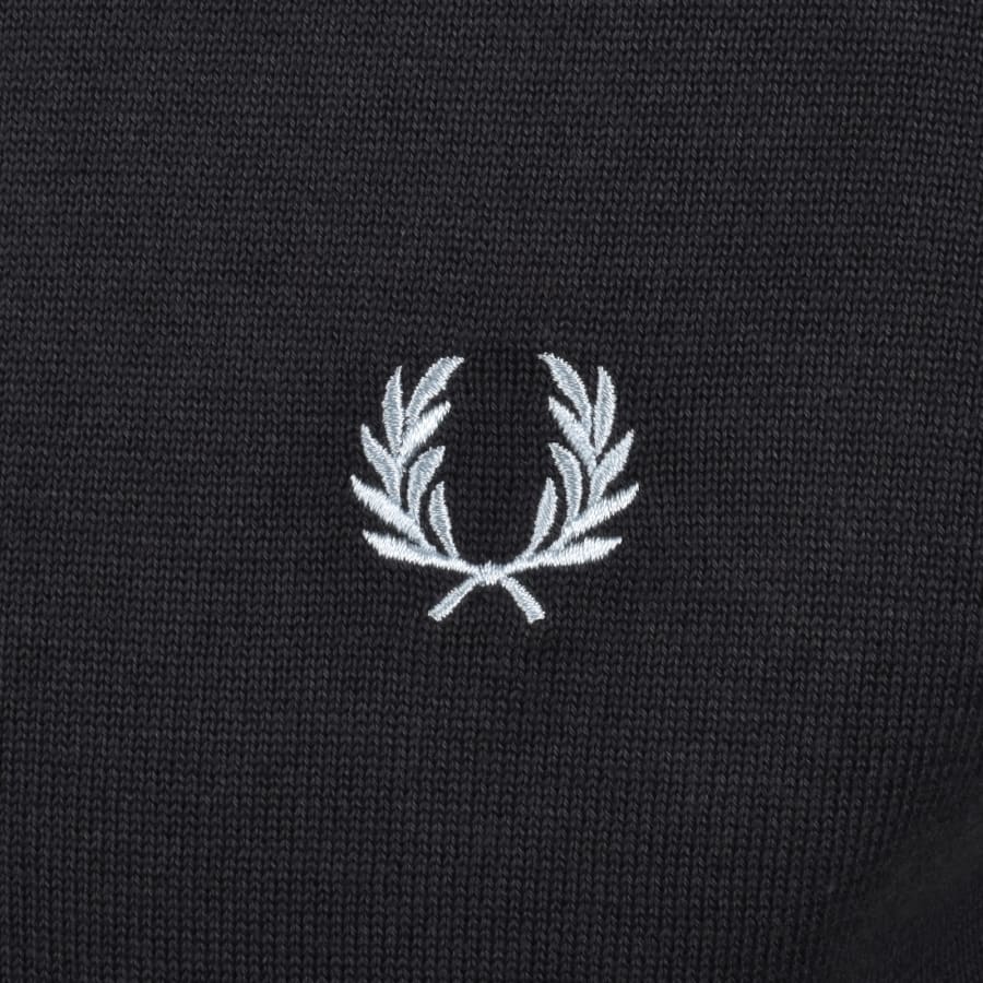 Image number 3 for Fred Perry Knit T Shirt Grey