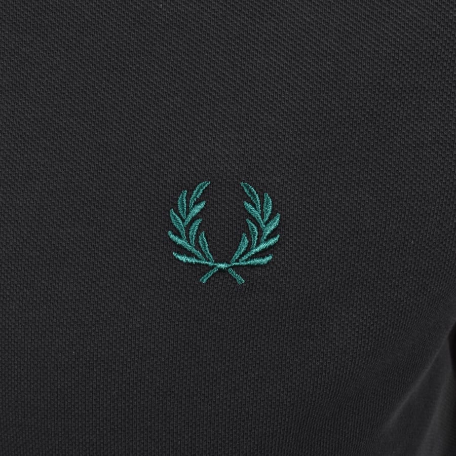 Image number 3 for Fred Perry Twin Tipped Cuff T Shirt Grey
