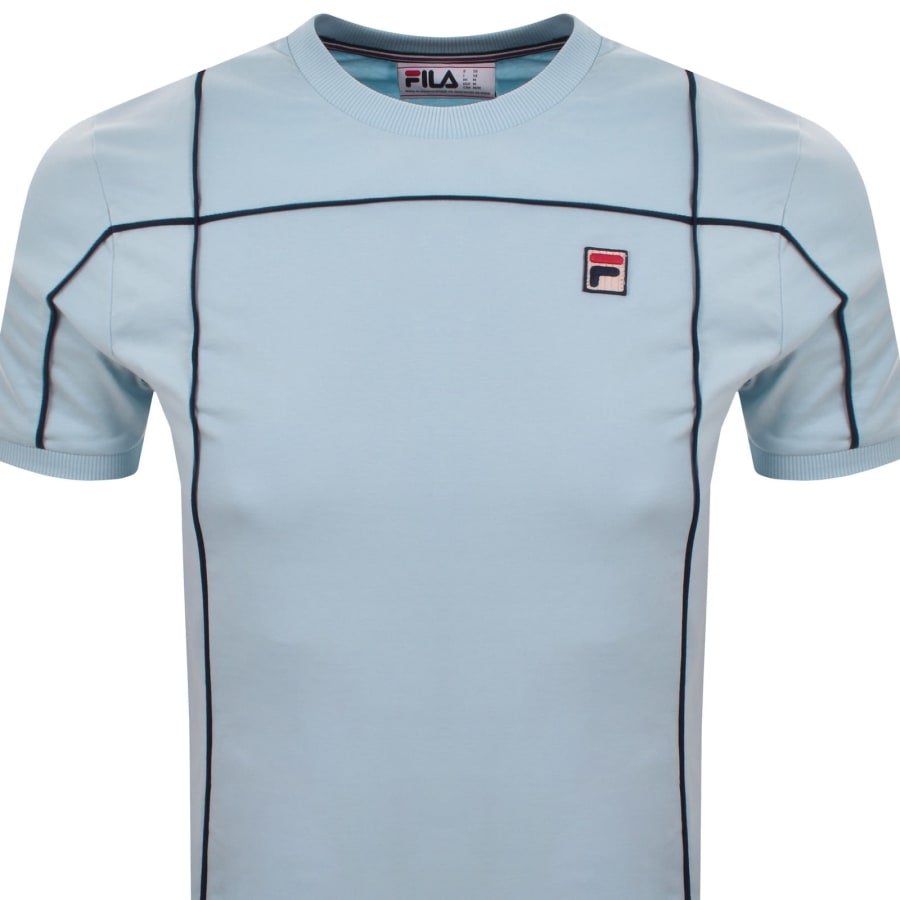 Image number 2 for Fila Terri Crew Neck T Shirt Blue