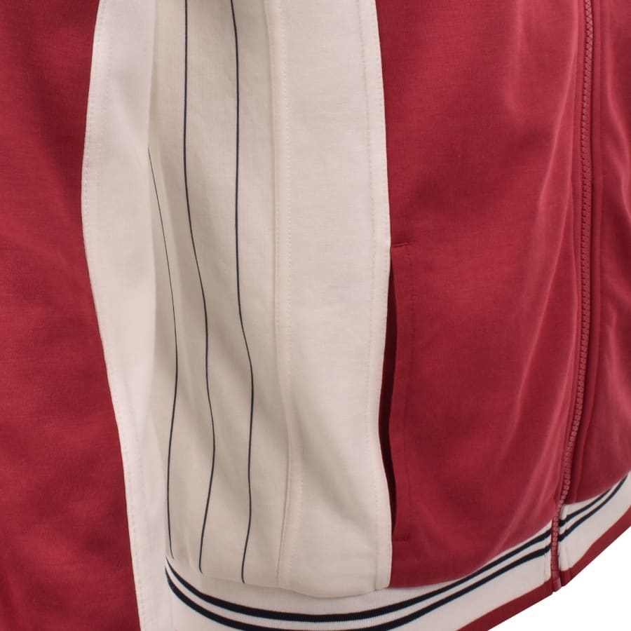 Image number 5 for Fila Settanta Zip Track Top Garnet Red