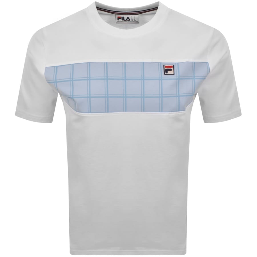 Image number 1 for Fila Mano Cut And Sew T Shirt White