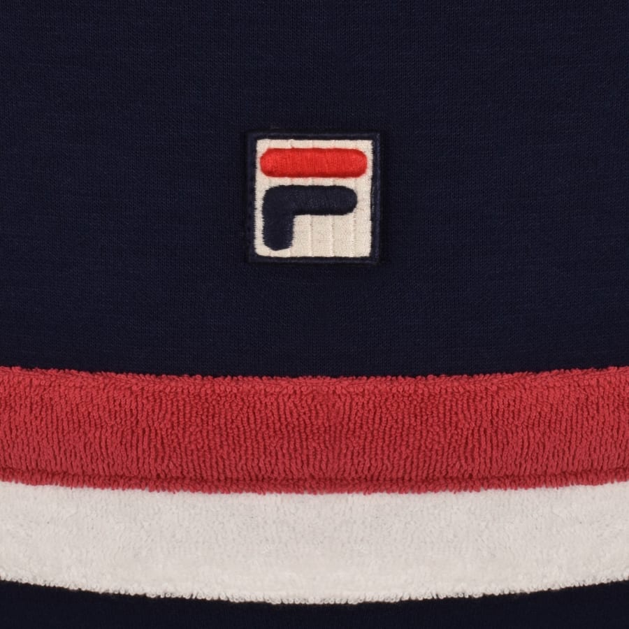 Image number 3 for Fila Enrico Terry Stripe Track Top Fila Navy