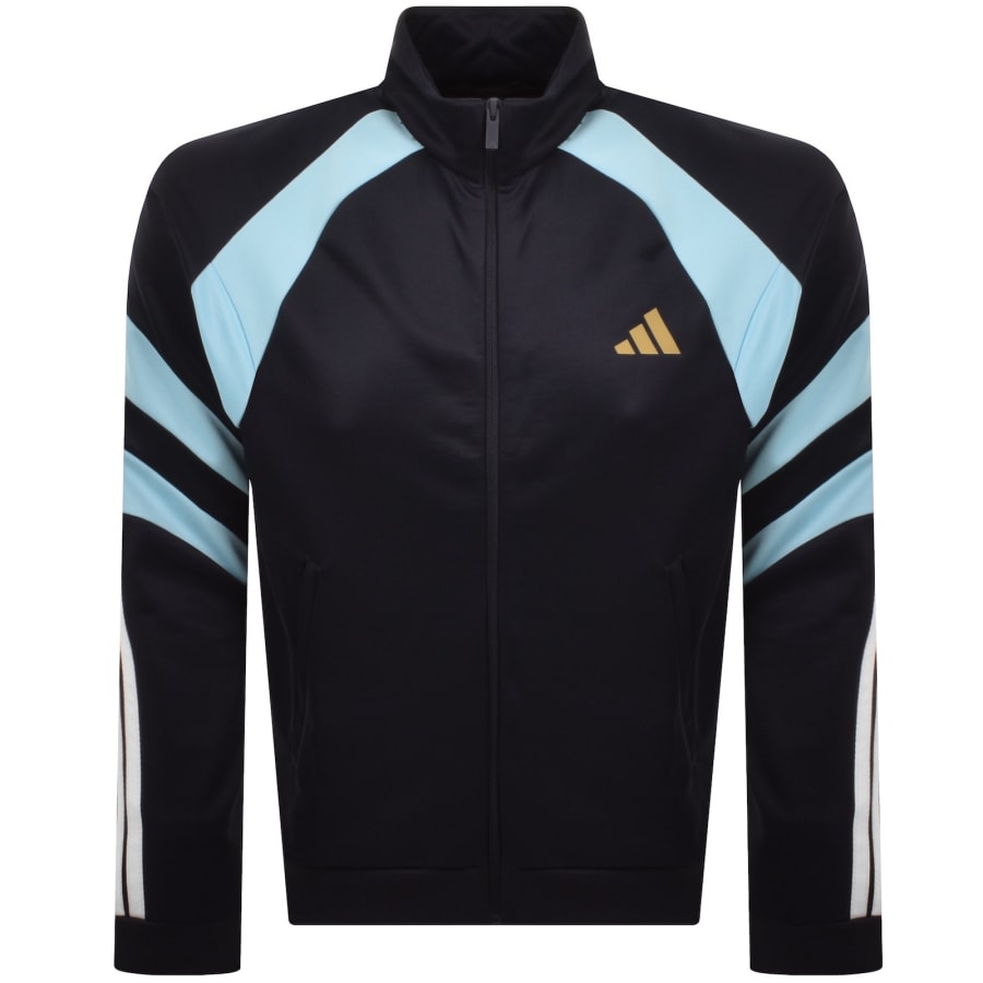 Image number 2 for adidas Sportswear 3 Stripe Track Top Navy
