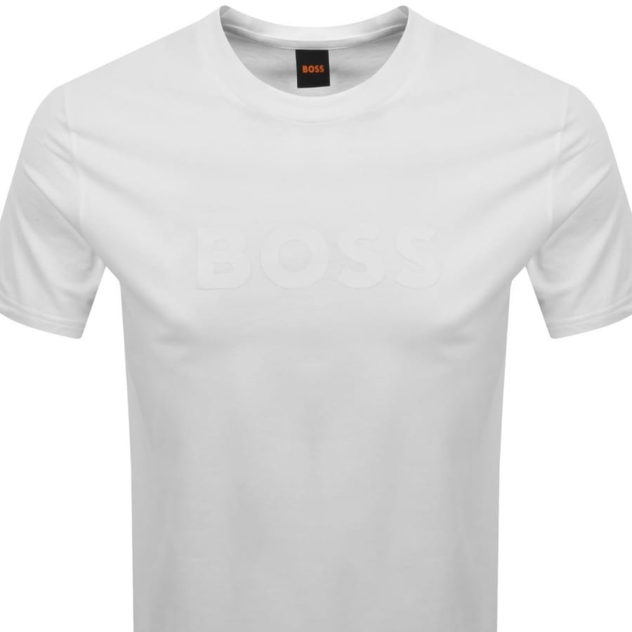Image number 2 for BOSS Regular Fit Logo T Shirt White