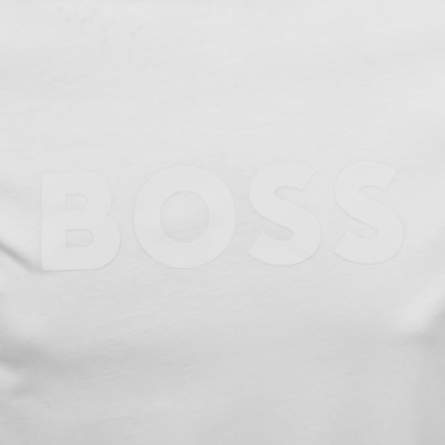 Image number 3 for BOSS Regular Fit Logo T Shirt White