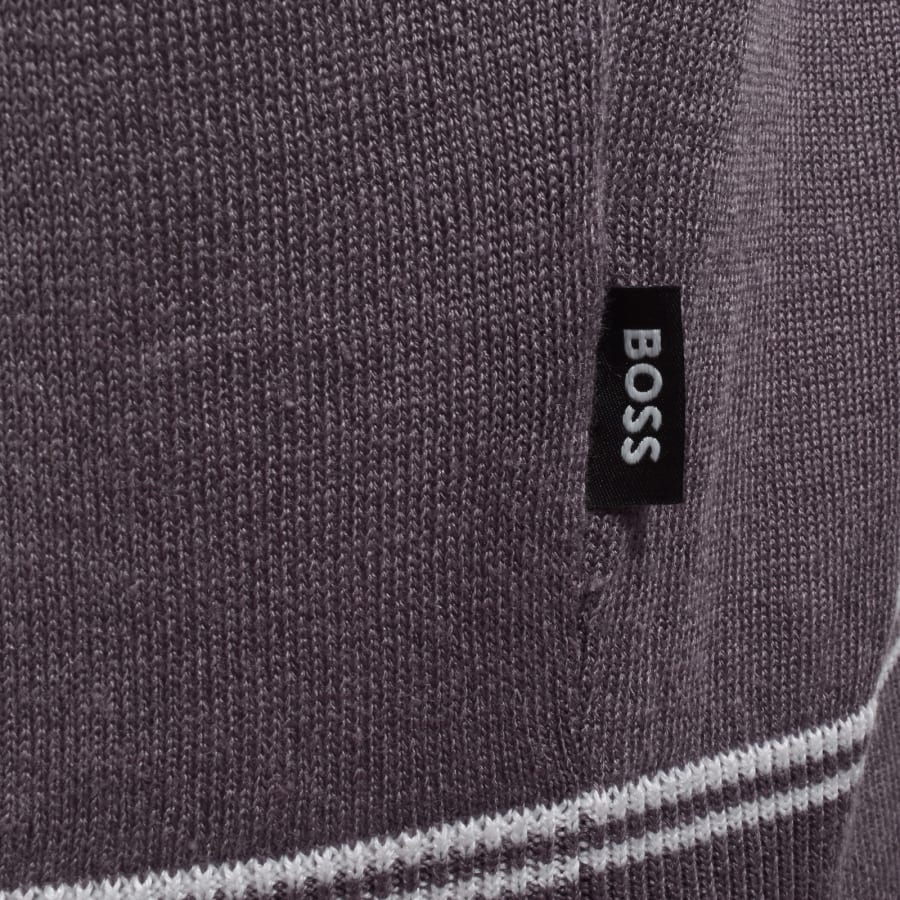 Image number 3 for BOSS Norbertino Knit Polo Purple