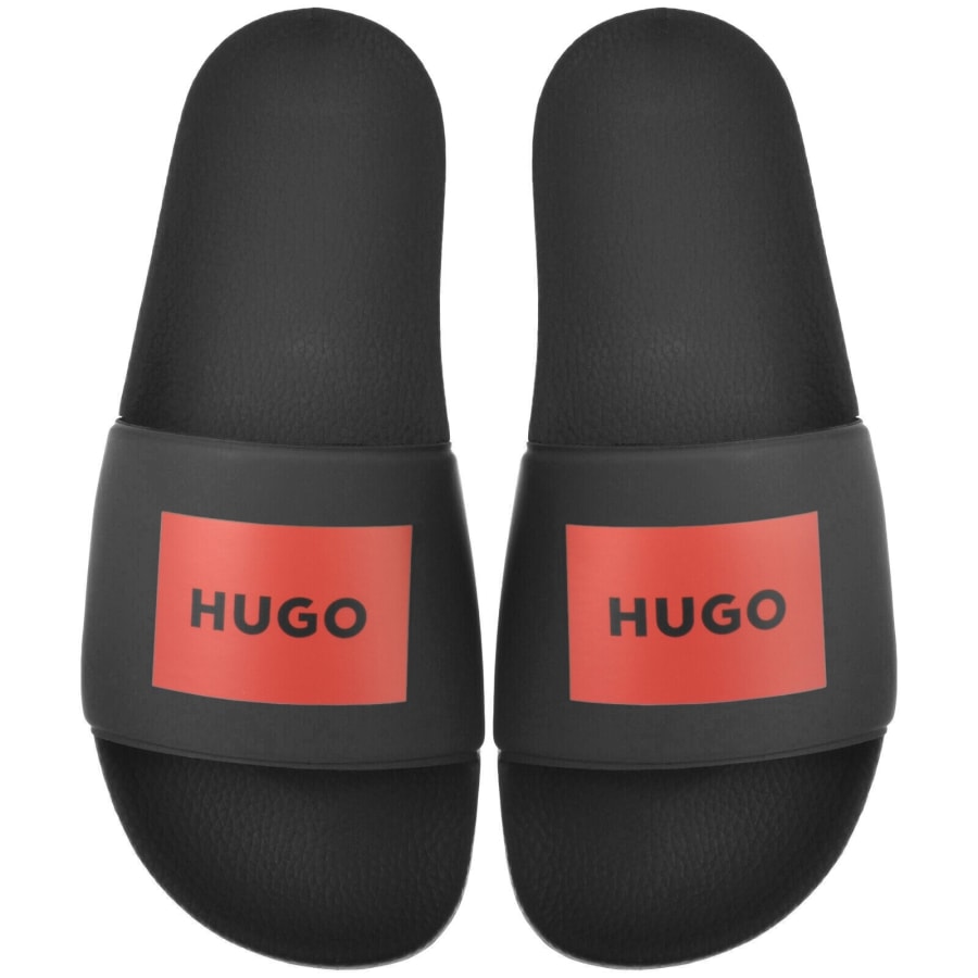 Image number 1 for HUGO Timein Sliders Black