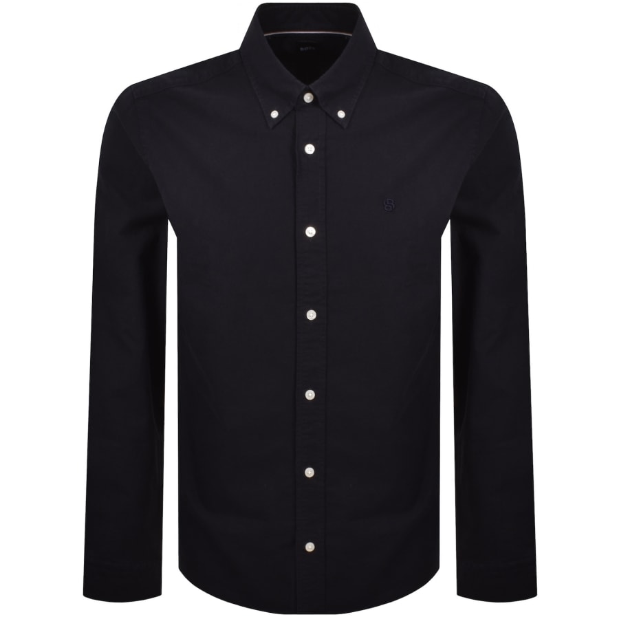 Image number 1 for BOSS H Liam Shirt Dark Blue