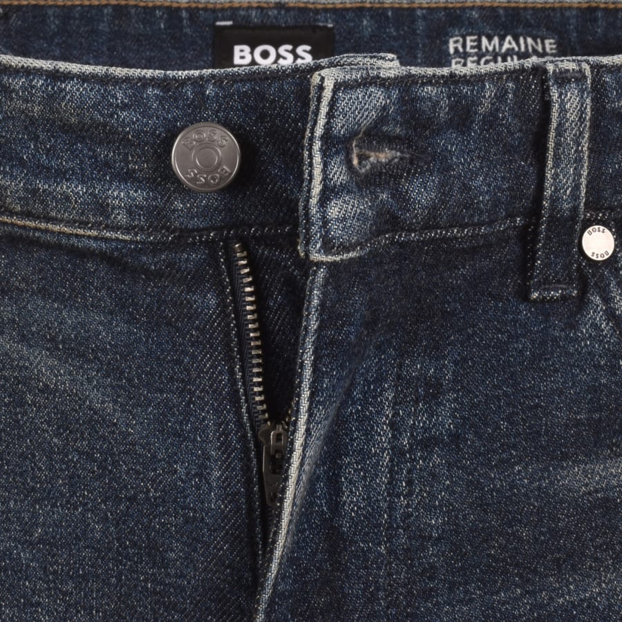 Image number 5 for BOSS Re Maine Regular Fit Jeans Navy Blue
