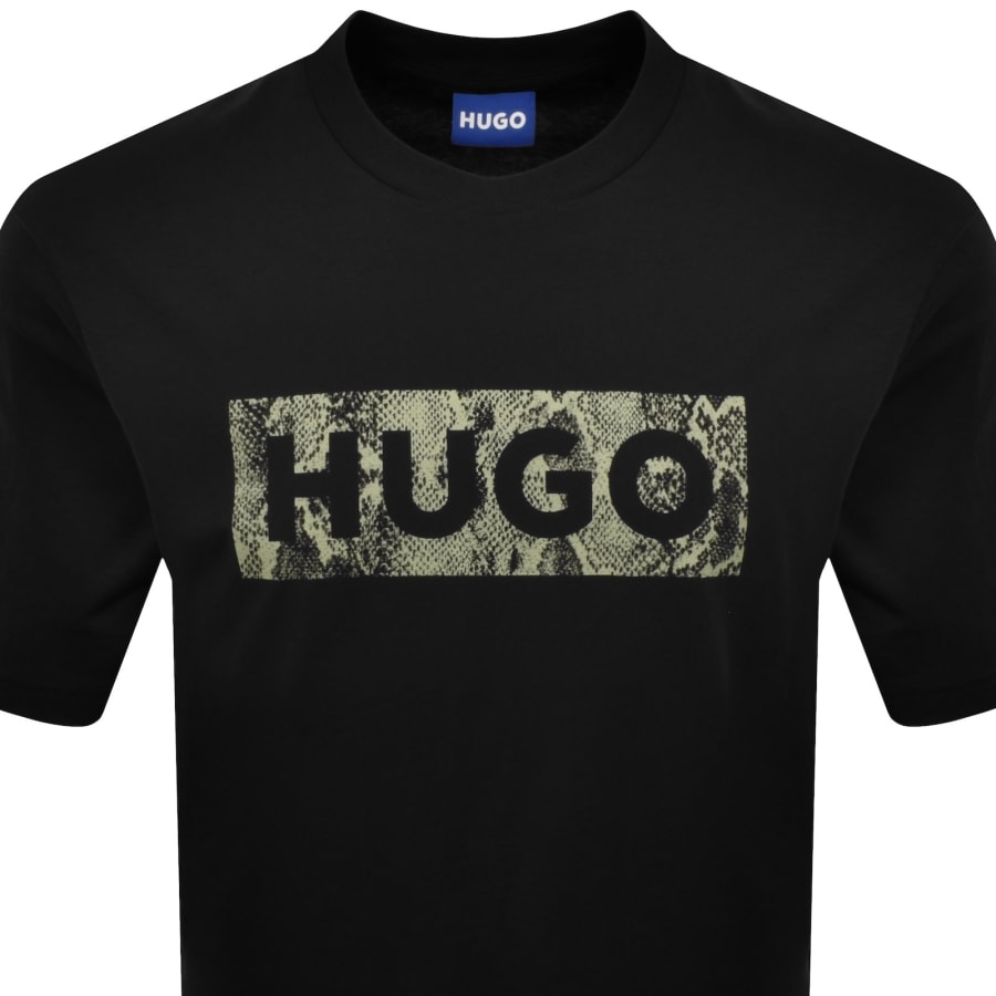 Image number 2 for HUGO Blue Nerpient T Shirt Black