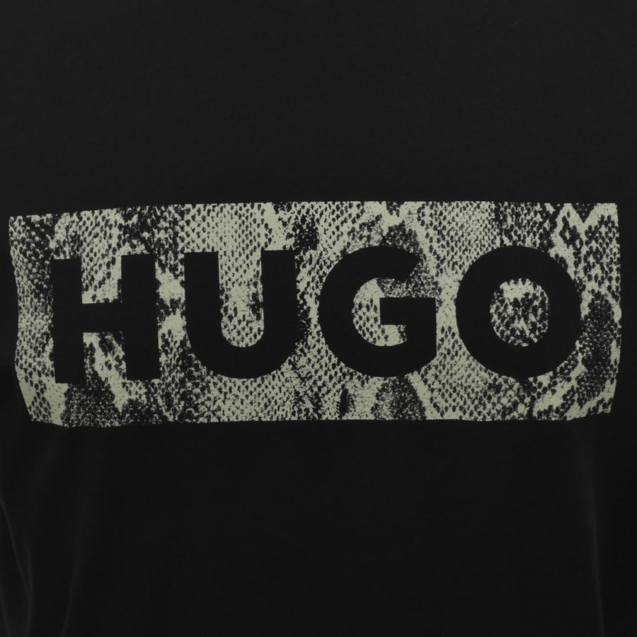 Image number 3 for HUGO Blue Nerpient T Shirt Black