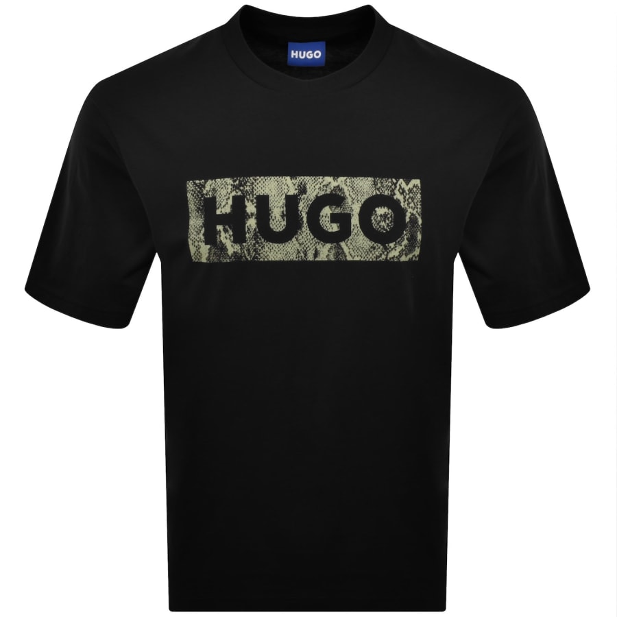 Image number 1 for HUGO Blue Nerpient T Shirt Black