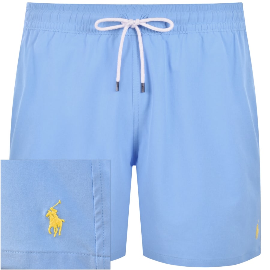 Image number 1 for Ralph Lauren Traveller Swim Shorts Austin Blue