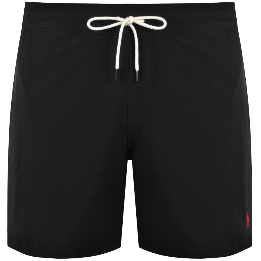 Image number 2 for Ralph Lauren Slim Traveller Swim Shorts Black