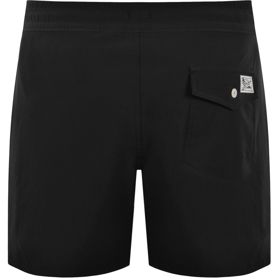 Image number 3 for Ralph Lauren Slim Traveller Swim Shorts Black