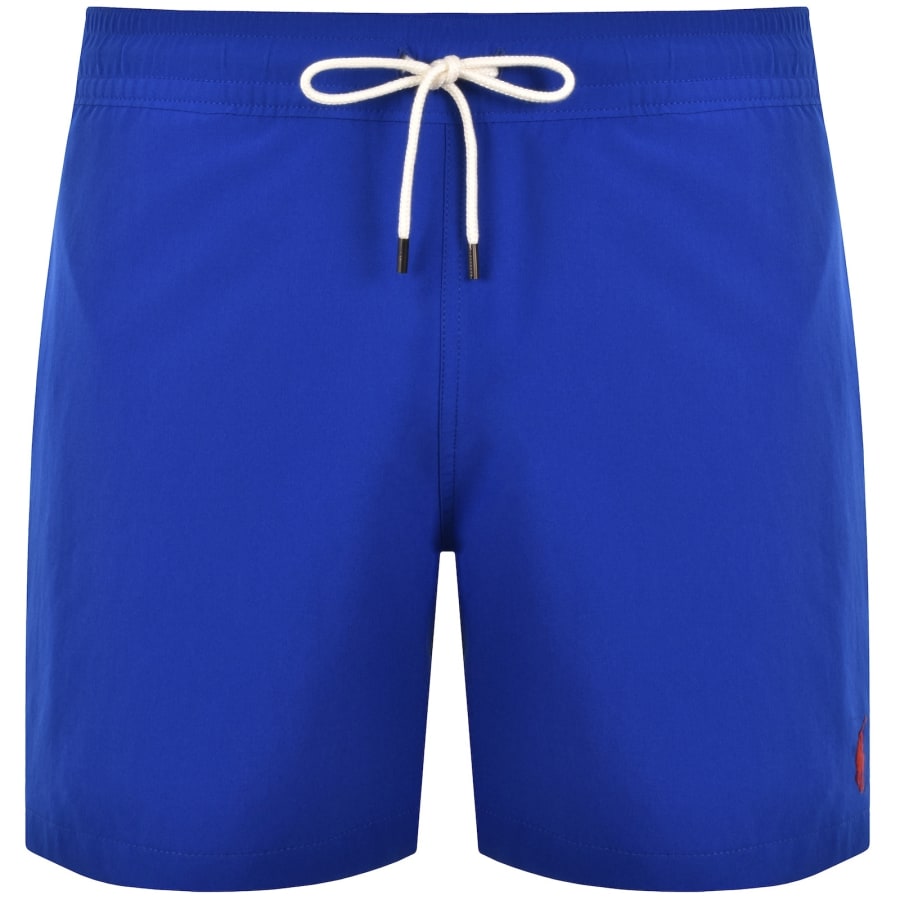Image number 2 for Ralph Lauren Slim Traveller Swim Shorts Blue