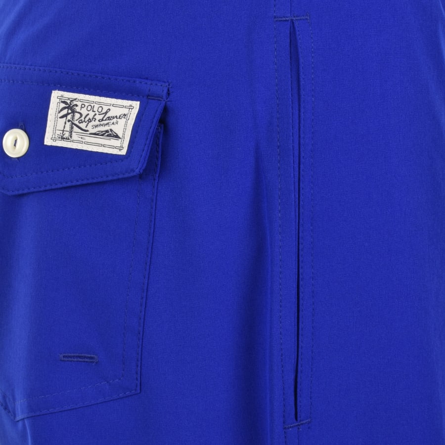 Image number 5 for Ralph Lauren Slim Traveller Swim Shorts Blue