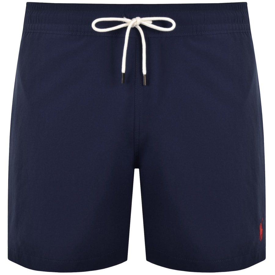 Image number 2 for Ralph Lauren Slim Traveller Swim Shorts Navy