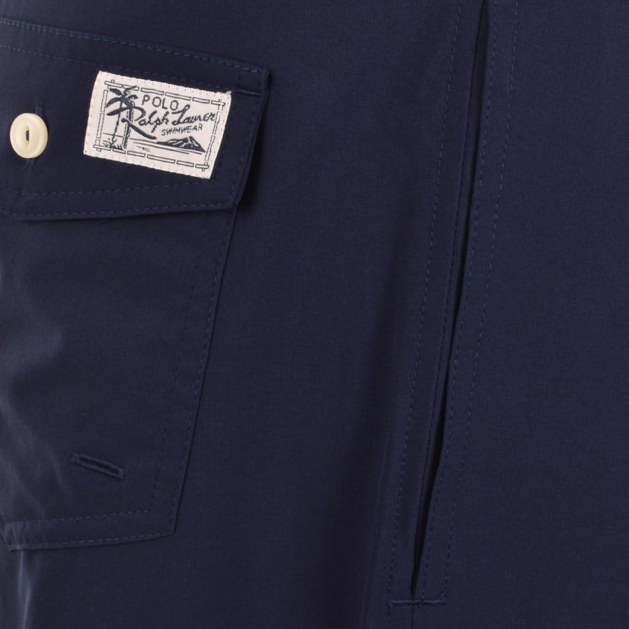 Image number 5 for Ralph Lauren Slim Traveller Swim Shorts Navy