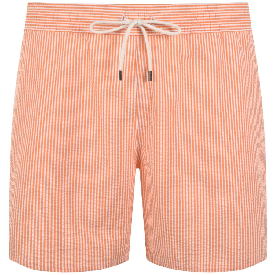Image number 2 for Ralph Lauren Traveller Striped Swim Shorts Orange