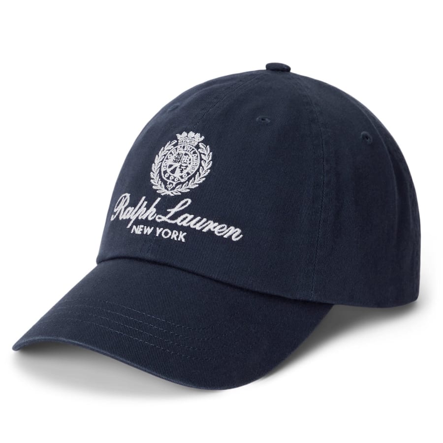 Image number 2 for Ralph Lauren Woven Baseball Cap Navy