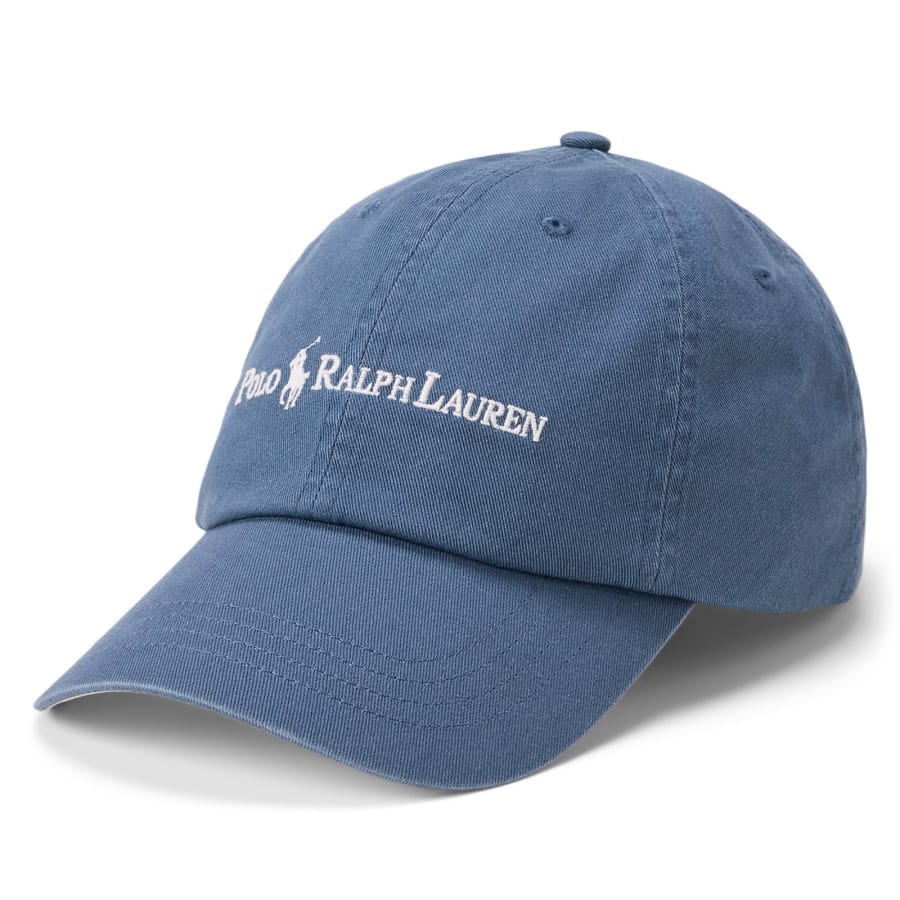 Image number 2 for Ralph Lauren Classic Sport Baseball Cap Blue