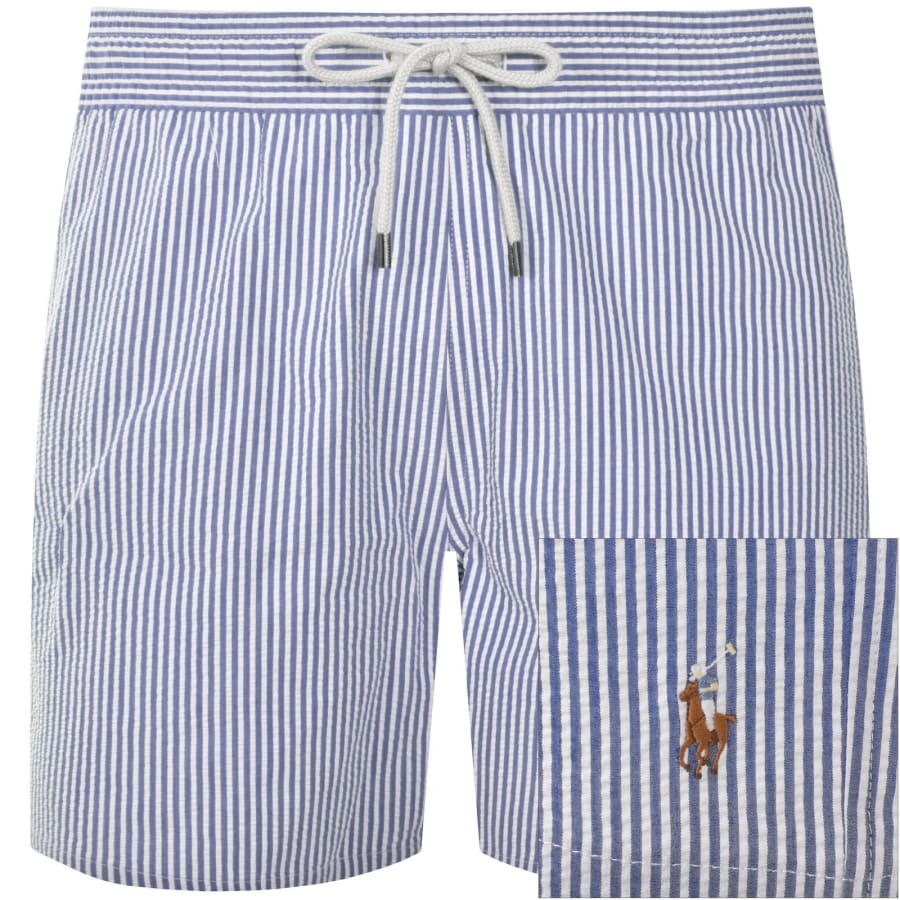 Image number 1 for Ralph Lauren Traveller Swim Shorts Blue