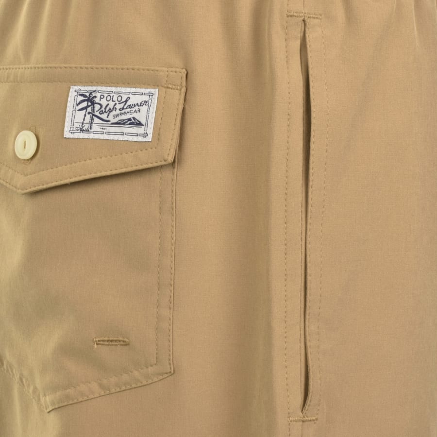 Image number 4 for Ralph Lauren Traveller Swim Shorts Beige