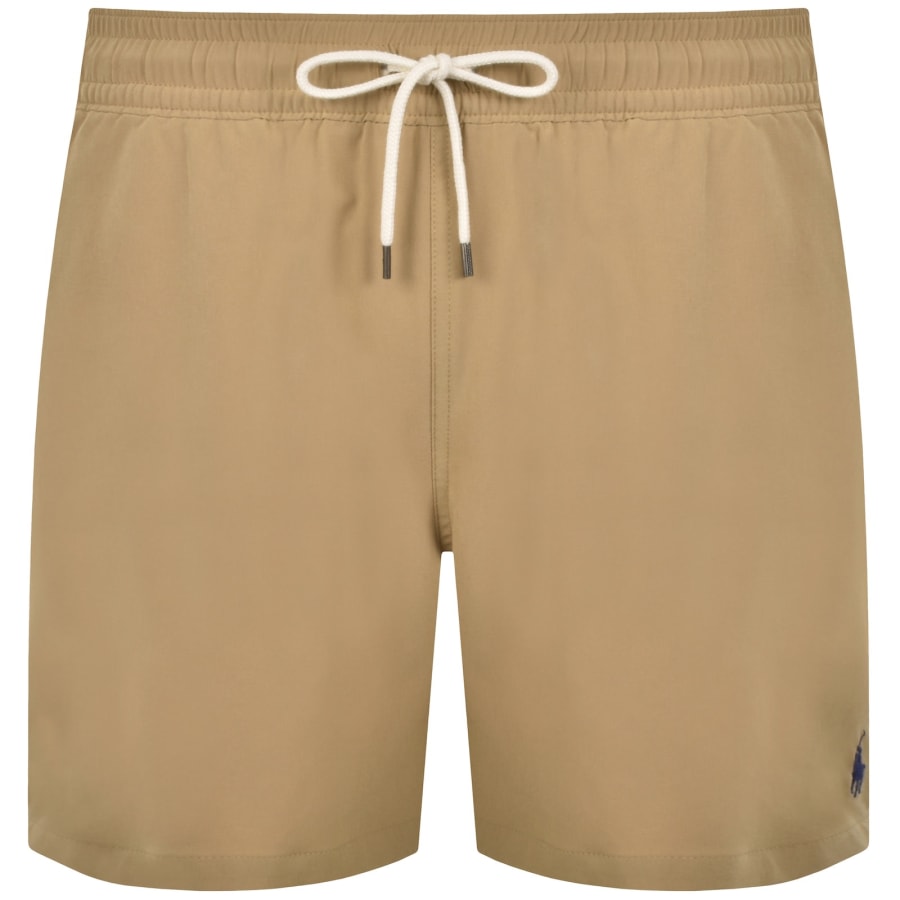 Image number 1 for Ralph Lauren Traveller Swim Shorts Beige