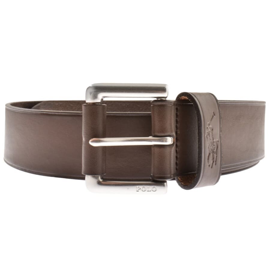 Image number 1 for Ralph Lauren Leather Belt Brown
