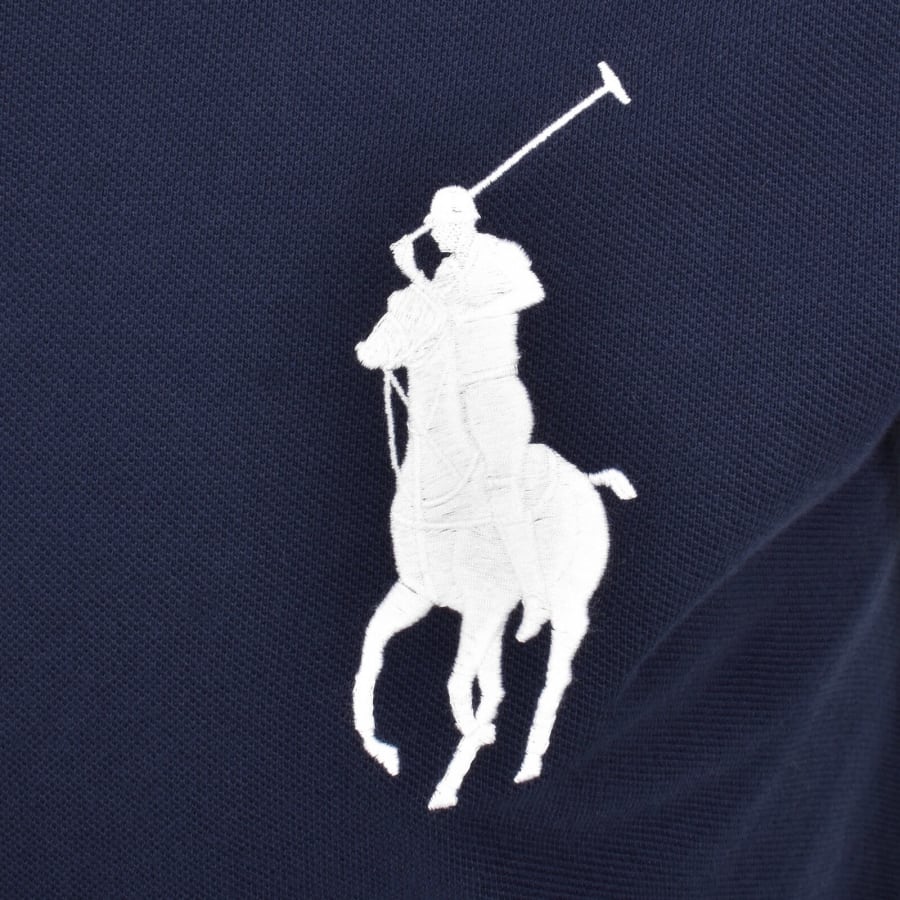 Image number 3 for Ralph Lauren Logo Polo T Shirt Navy
