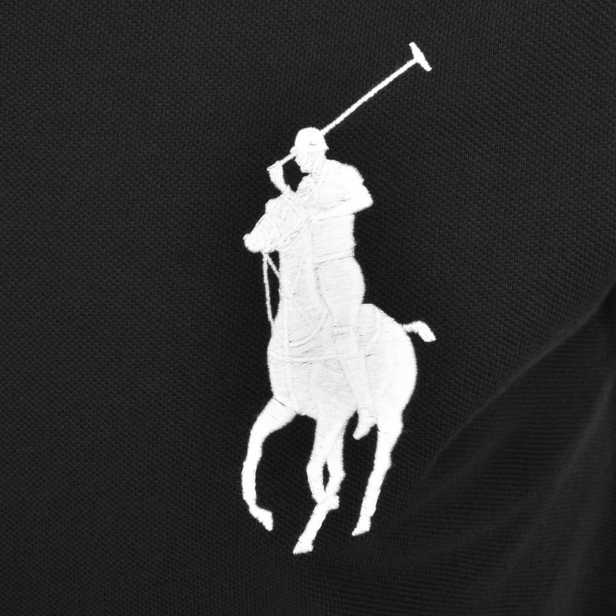 Image number 3 for Ralph Lauren Logo Polo T Shirt Black