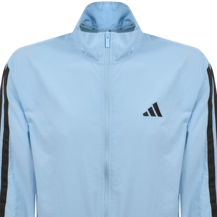 Image number 3 for adidas Sportswear 3 Stripe Track Top Blue